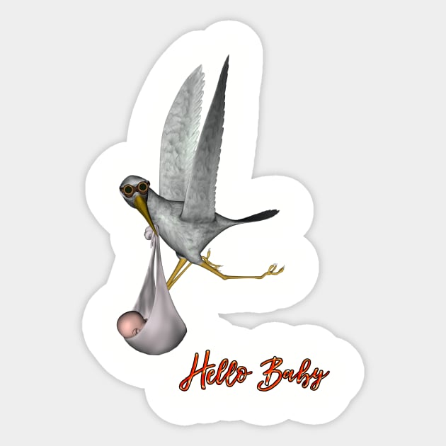 Hello baby Sticker by Nicky2342